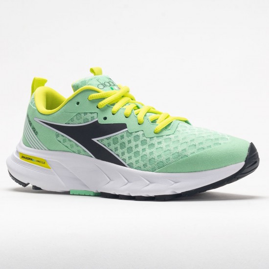 Diadora Mythos Blushield Volo Women's Green Ash/Black/Sulphur Spring Diadora Mythos Blushield Volo Womens Green Ash/Black/Sulphur Spring