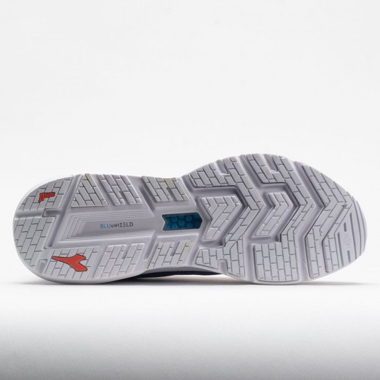 Diadora Mythos Blushield Volo 2 Men's Black/White/Vermillion Orange Diadora Mythos Blushield Volo 2 Mens Black/White/Vermillion Orange