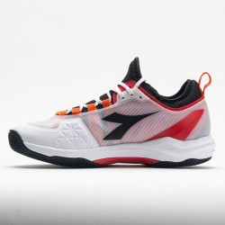 Diadora Speed Blushield Fly Clay Men's White/Black/Fiery Red