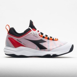 Diadora Speed Blushield Fly Clay Men's White/Black/Fiery Red