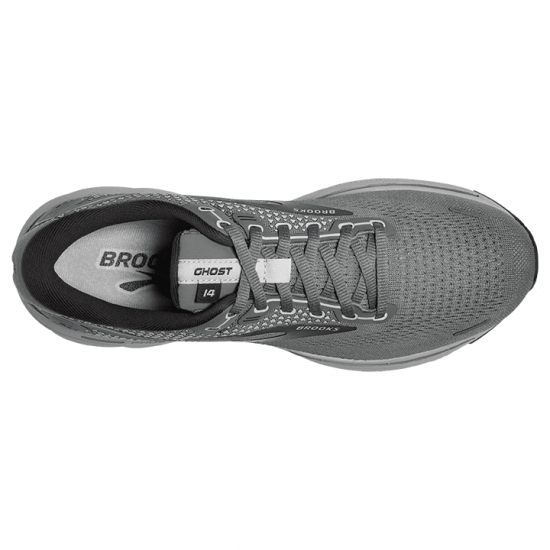 Mens Brooks Ghost 14 Grey/Oyster