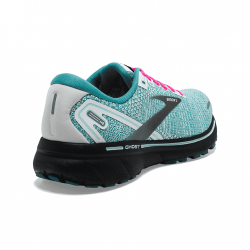 Women's Brooks Ghost 14 White/Black/Light Blue