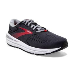 Men's Brooks Beast 20 Blackened Pearl/Black/Red