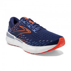 Men's Brooks Glycerin GTS 20 Blue Depths/Palace Blue/Orange