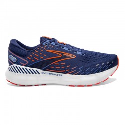 Men's Brooks Glycerin GTS 20 Blue Depths/Palace Blue/Orange