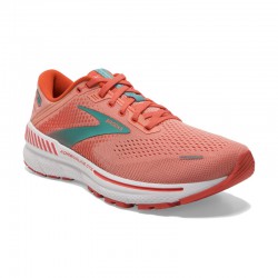 Women's Brooks Adrenaline GTS 22 Coral/Latigo Bay/White