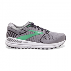 Women's Brooks Ariel 20 Alloy/Blackened Pearl/Green