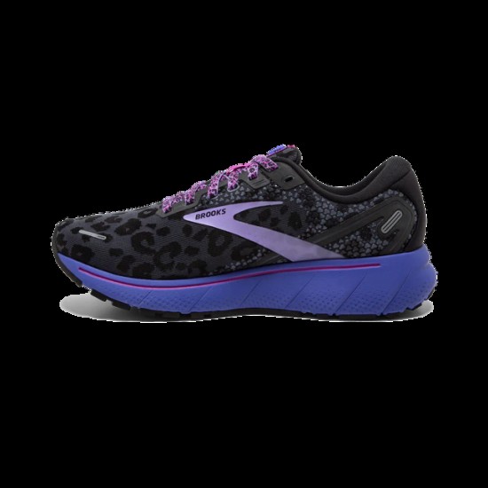 Womens Brooks Ghost 14-WX Ebony/Purple