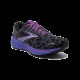 Womens Brooks Ghost 14-WX Ebony/Purple